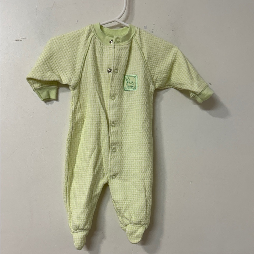 The Children's Place Light Green Footed One Piece